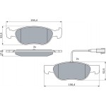 Bosch Σετ τακάκια, Δισκόφρενα - 0 986 424 362