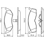 Bosch Σετ τακάκια, Δισκόφρενα - 0 986 424 363
