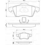 Bosch Σετ τακάκια, Δισκόφρενα - 0 986 494 008