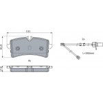 Bosch Σετ τακάκια, Δισκόφρενα - 0 986 424 404