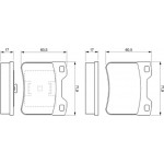 Bosch Σετ τακάκια, Δισκόφρενα - 0 986 424 411