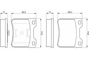 Bosch Σετ τακάκια, Δισκόφρενα - 0 986 424 411