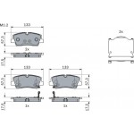 Bosch Σετ τακάκια, Δισκόφρενα - 0 986 424 430