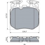 Bosch Σετ τακάκια, Δισκόφρενα - 0 986 424 431