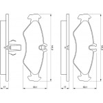 Bosch Σετ τακάκια, Δισκόφρενα - 0 986 424 463