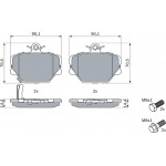 Bosch Σετ τακάκια, Δισκόφρενα - 0 986 424 471