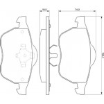 Bosch Σετ τακάκια, Δισκόφρενα - 0 986 424 481