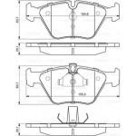 Bosch Σετ τακάκια, Δισκόφρενα - 0 986 424 485