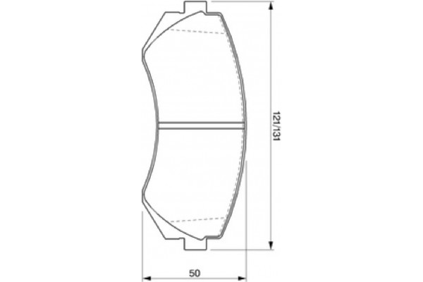 Bosch Σετ τακάκια, Δισκόφρενα - 0 986 424 489