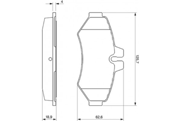 Bosch Σετ τακάκια, Δισκόφρενα - 0 986 424 516