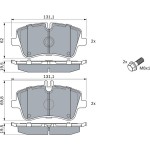 Bosch Σετ τακάκια, Δισκόφρενα - 0 986 424 517