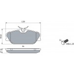 Bosch Σετ τακάκια, Δισκόφρενα - 0 986 424 533