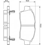 Bosch Σετ τακάκια, Δισκόφρενα - 0 986 424 535