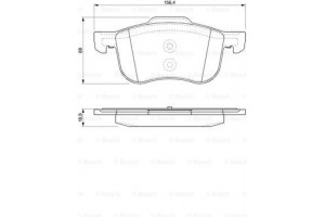 Bosch Σετ τακάκια, Δισκόφρενα - 0 986 424 540