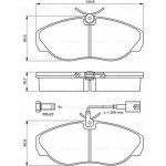 Bosch Σετ τακάκια, Δισκόφρενα - 0 986 424 556