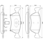 Bosch Σετ τακάκια, Δισκόφρενα - 0 986 424 560