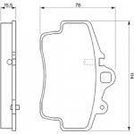 Bosch Σετ τακάκια, Δισκόφρενα - 0 986 424 570