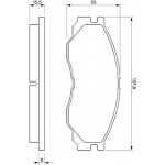 Bosch Σετ τακάκια, Δισκόφρενα - 0 986 424 572