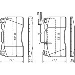 Bosch Σετ τακάκια, Δισκόφρενα - 0 986 424 577