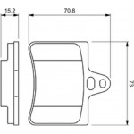 Bosch Σετ τακάκια, Δισκόφρενα - 0 986 424 580
