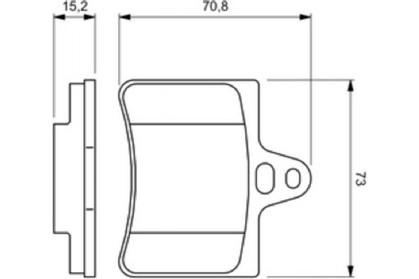 Bosch Σετ τακάκια, Δισκόφρενα - 0 986 424 580