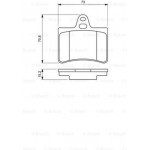 Bosch Σετ τακάκια, Δισκόφρενα - 0 986 424 580