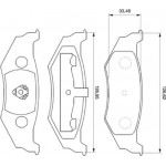 Bosch Σετ τακάκια, Δισκόφρενα - 0 986 424 585