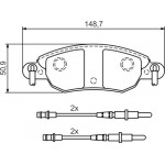 Bosch Σετ τακάκια, Δισκόφρενα - 0 986 424 598