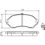 Bosch Σετ τακάκια, Δισκόφρενα - 0 986 424 610
