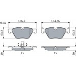 Bosch Σετ τακάκια, Δισκόφρενα - 0 986 424 620