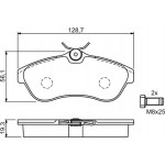 Bosch Σετ τακάκια, Δισκόφρενα - 0 986 424 635