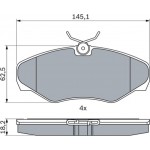 Bosch Σετ τακάκια, Δισκόφρενα - 0 986 424 636