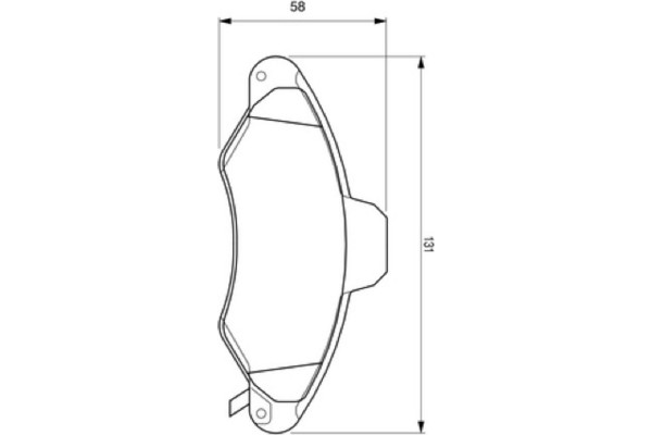 Bosch Σετ τακάκια, Δισκόφρενα - 0 986 424 644