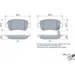 Bosch Σετ τακάκια, Δισκόφρενα - 0 986 424 646 Bosch Σετ τακάκια, Δισκόφρενα - 0 986 424 646