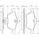 Bosch Σετ τακάκια, Δισκόφρενα - 0 986 424 652