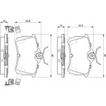 Bosch Σετ τακάκια, Δισκόφρενα - 0 986 424 661
