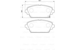 Bosch Σετ τακάκια, Δισκόφρενα - 0 986 424 663