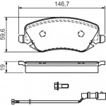 Bosch Σετ τακάκια, Δισκόφρενα - 0 986 424 679