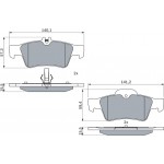 Bosch Σετ τακάκια, Δισκόφρενα - 0 986 424 699