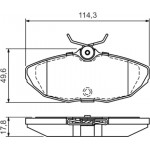 Bosch Σετ τακάκια, Δισκόφρενα - 0 986 424 702