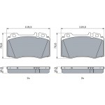 Bosch Σετ τακάκια, Δισκόφρενα - 0 986 424 705