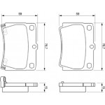 Bosch Σετ τακάκια, Δισκόφρενα - 0 986 424 711