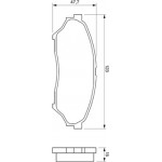 Bosch Σετ τακάκια, Δισκόφρενα - 0 986 424 713