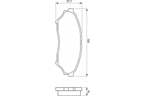 Bosch Σετ τακάκια, Δισκόφρενα - 0 986 424 713