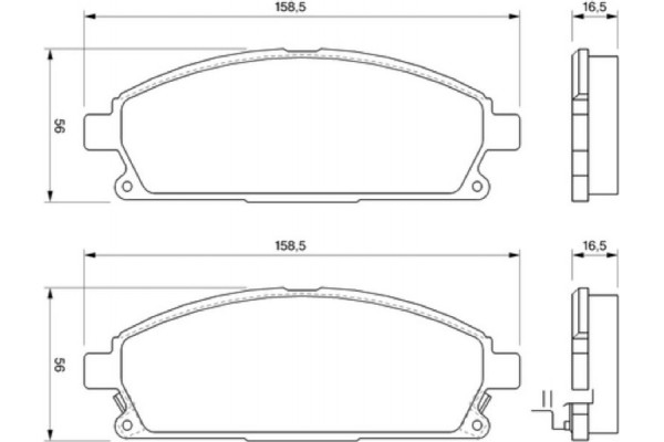 Bosch Σετ τακάκια, Δισκόφρενα - 0 986 424 715