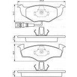 Bosch Σετ τακάκια, Δισκόφρενα - 0 986 424 723