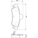 Bosch Σετ τακάκια, Δισκόφρενα - 0 986 424 744