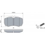 Bosch Σετ τακάκια, Δισκόφρενα - 0 986 424 750