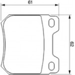 Bosch Σετ τακάκια, Δισκόφρενα - 0 986 424 754