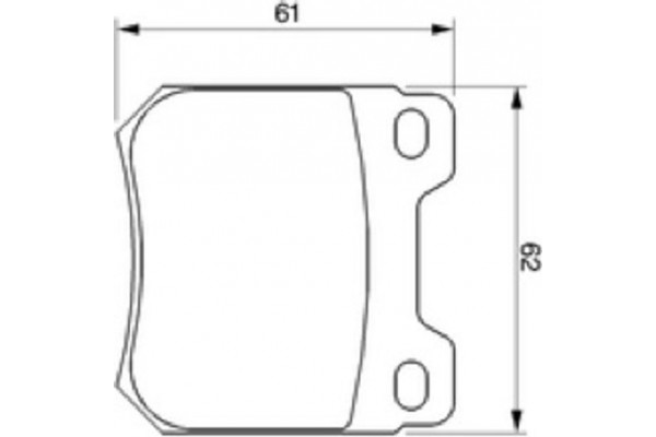 Bosch Σετ τακάκια, Δισκόφρενα - 0 986 424 754